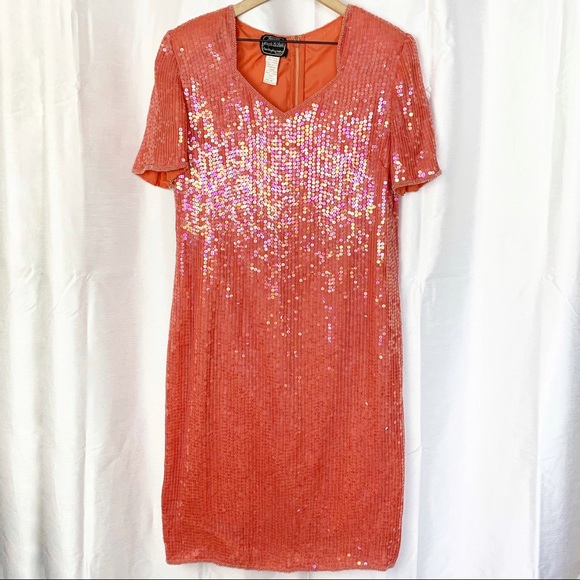 Vintage Jean for Joseph Le Bon Sequin Sheath Dress - Picture 4 of 8